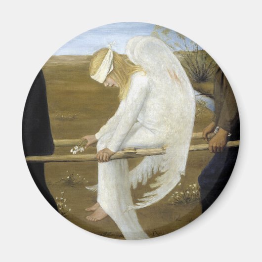 De Gewonnen Engel (detail) Magneet (Voorkant)