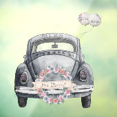 De gewoonte is net getrouwd raamsticker (Vel 3)