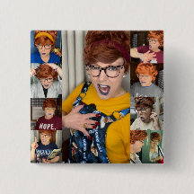 De gezichten van Pammy Button