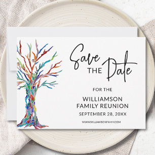 De Gezinshereniging bewaart de Datum Save The Date