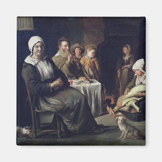 De gezinsmaaltijden magneet (Voorkant)