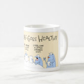 De gezonde Dung Beetle Koffiemok (Voorkant rechts)