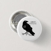 De Ghost in mijn machine "Raven"-Button Ronde Button 3,2 Cm (Voorkant /achterkant)