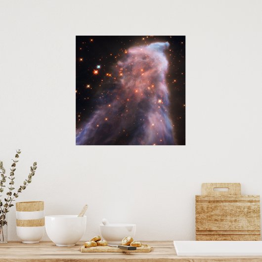 De Ghost Nebula - Hubble Space Telescope Afbeeldin Poster (Keuken)