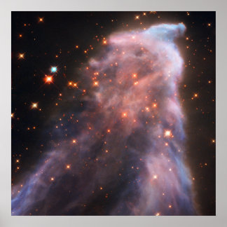De Ghost Nebula - Hubble Space Telescope Afbeeldin Poster