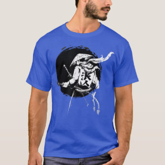 De Ghost Samurai Warrior Anime Manga Bushido (6) T-shirt