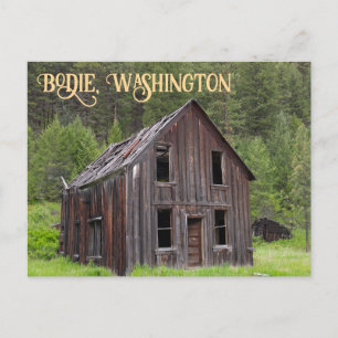 De Ghost Town van Bodie Washington Briefkaart