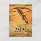 DE GIANT CROSSBOW MONOGRAM VISITEKAARTJE (Achterkant)