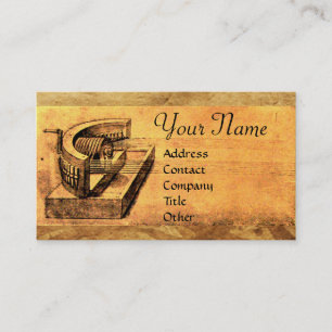 DE GIANT ROSSBOW EN DE MACHINE VOOR HET MAKEN VAN  VISITEKAARTJE