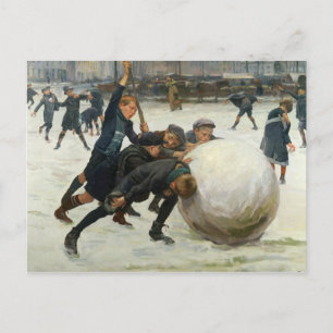 De Giantest Sneeuwbal, 1903 Briefkaart