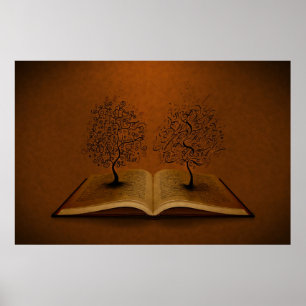 De GiddyUp-structuur en de Bickham-scriptstructuur Poster