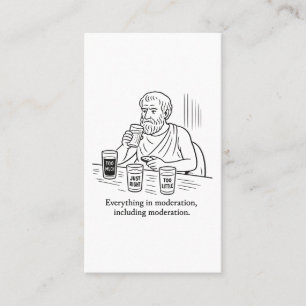 De gids van Aristoteles voor matiging Contactkaartje
