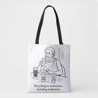 De gids van Aristoteles voor matiging Draagtas