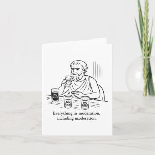 De gids van Aristoteles voor matiging Kaart
