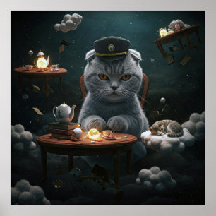 De gids van de kat voor stressmanagement - Grappig Poster