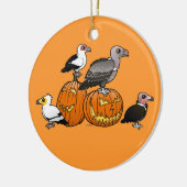 De Gieren van Halloween Keramisch Ornament (Links)