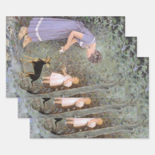 De Gierige Kleine Hond van Guido Marzulli, Realism Inpakpapier Vel