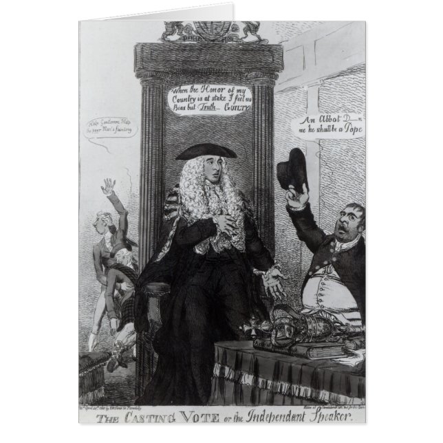 De gietstem of de onafhankelijk spreker (Voorkant)