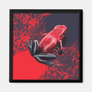 De gifmagneet Pumilio Magneet