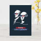 De Gift van de Patriotten van Alexander Hamilton Kaart (Gele Bloem)