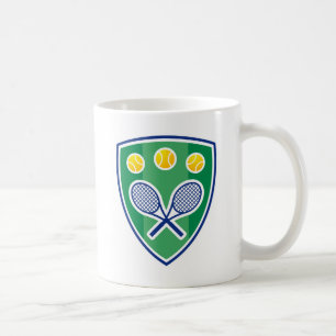 De gift van het tennis koffiemok