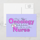 De Giften van de Verpleegster van de oncologie Briefkaart (Voorkant / Achterkant)