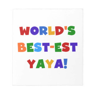 De Giften van Yaya van het best-est-Beste van de h Notitieblok