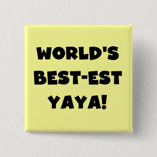 De Giften van Yaya van het best-est-Beste van de Vierkante Button 5,1 Cm
