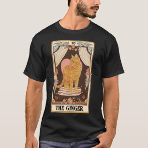 De Ginger Tarot Kaart Ginger Tabby Cat Ginger Cat T-shirt