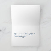 de ginkgo bladeren op textuur danken u kaarden bedankkaart (Binnen)