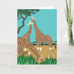 De Giraffe - Blanco kaart