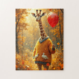 De Giraffe en de rode ballon Legpuzzel