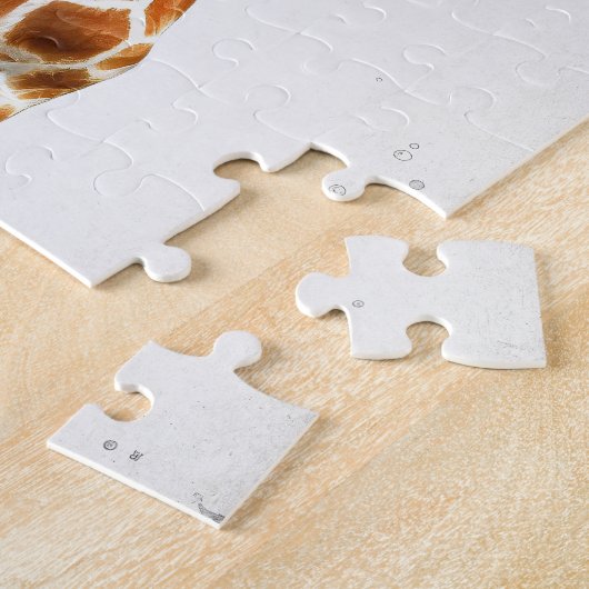 De giraffe  legpuzzel (Zijkant)