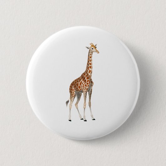 De Giraffe Ronde Button 5,7 Cm (Voorkant)