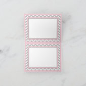 De Giraffe van de Chevron van de Tutu van het Bedankkaart (Binnen)