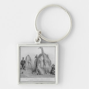 De Giraffes met de Arabieren Sleutelhanger