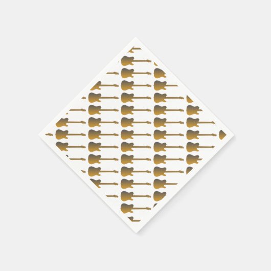 De gitaar servetten (Hoek)