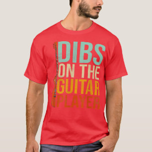 De gitaarmuzikant speelt een rol t-shirt