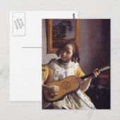 De gitaarspeler briefkaart (Voorkant / Achterkant)