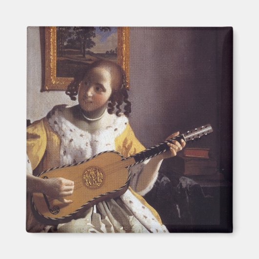 De gitaarspeler magneet (Voorkant)