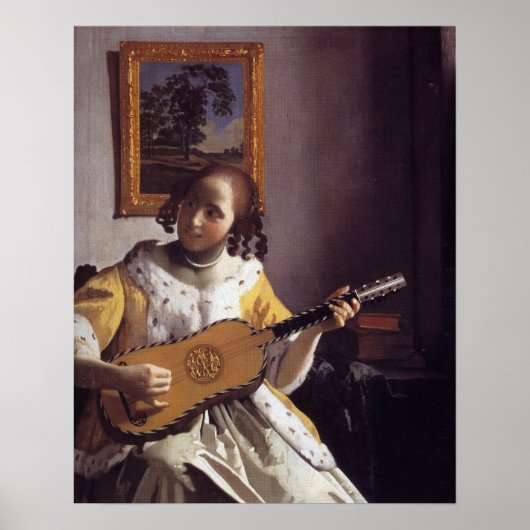 De gitaarspeler poster (Voorkant)