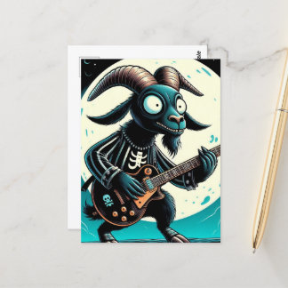 De gitarist van Black Goat Briefkaart