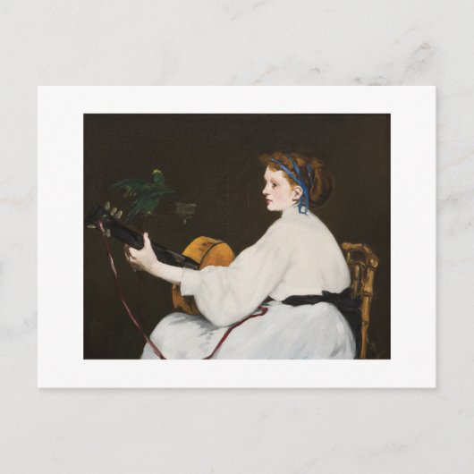 De gitarist van Édouard Manet Briefkaart (Voorkant)