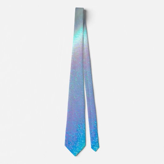 De glanzende holografische opaal stropdas (Voorkant)
