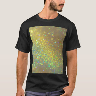 De glanzende holografische opaal t-shirt