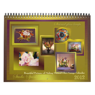 De Glas in lood Lampen Agenda 2012 uitmuntend Kalender