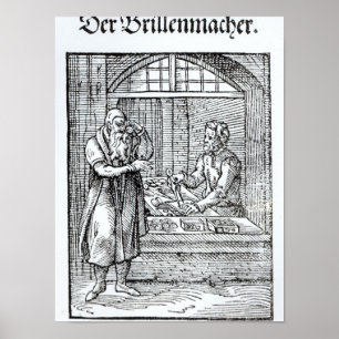 De glasmaker poster