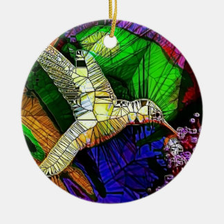 De Glass HummingBird Keramisch Ornament