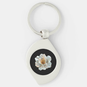 De glazen narcis sleutelhanger