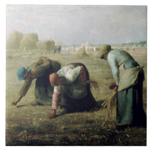 De Gleaners, Jean-Francois Millet Tegeltje